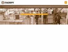 Tablet Screenshot of facopy.be